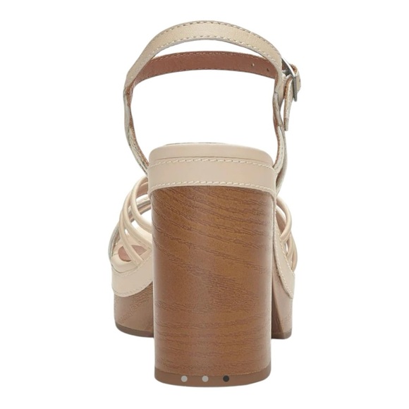 Lucky Brand Ismene Buckle Strappy Open Toe Platform Sandals Block Heel Size 10 - Picture 14 of 15